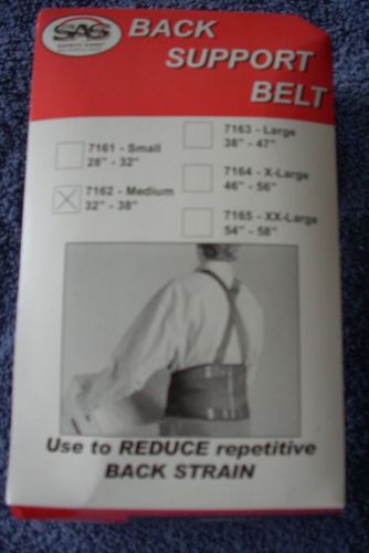 SAS Safety Corp Back Support Belt 7162 - Medium  32&#034; to 38&#034;