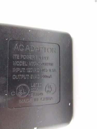 genuine REPLACEMENT MKA-35090200 AC ADAPTOR  9V 200mA