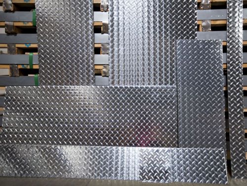 Diamond plate 0.063&#034; (1/16&#034;) 3-3/4&#034;x 48&#034; Aluminum 3003