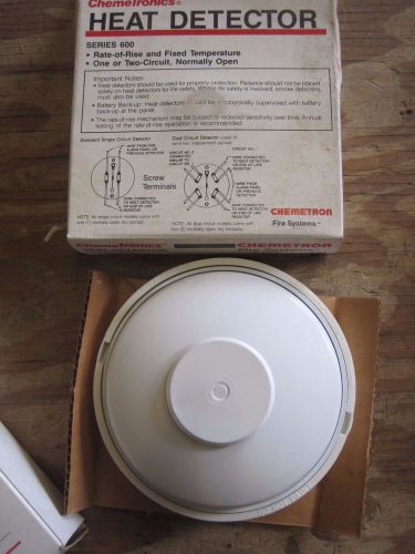 Chemetronics 601 Heat Detector Sensor Fire Safety Device NIB JS