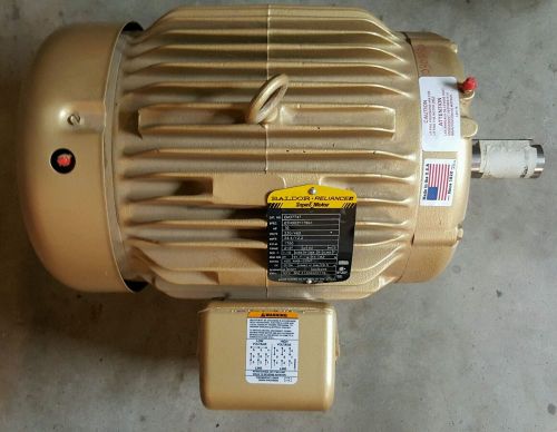 Electric motor 10 hp baldor reliancer Em3774t