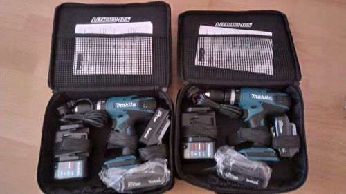 New Makita cordless drill 18V 45Nm, hp457 hp457dwe hp457dwex2