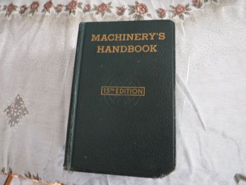 Machinery&#039;s Handbook Toolbox edition  15th edition , toolbox thumb index edition