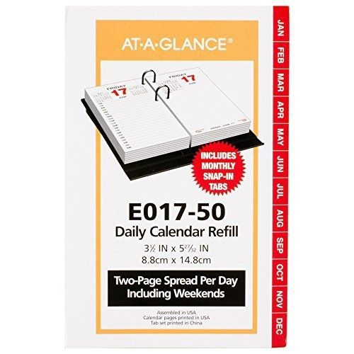 At-a-glance at-a-glance daily desk calendar 2016 refill, 12 months, 3.5 x 6 inch for sale