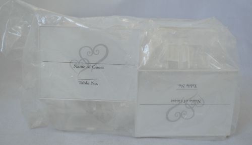 NEW WeGlow International Clear Name Card Holder - (4 pieces) Wedding #TOYS