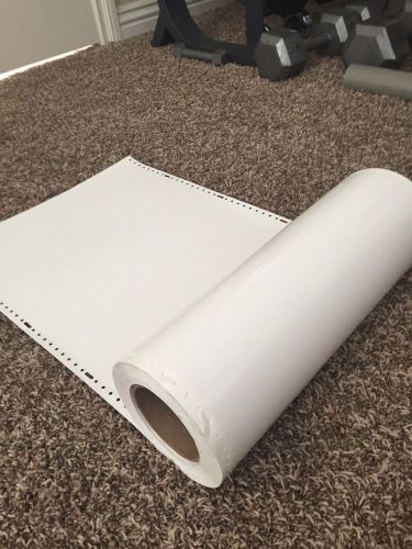 15&#034; sprocket white vinyl roll hi tack adhesive helmets mx and more 50yd for sale