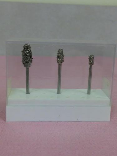 Three coarse Hager-Meisinger grinders - Lab burs - Dental