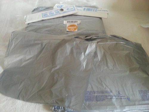 Silver merchandise bags 1000 10&#034; x 13&#034; polyethylene 0.6 mil for sale