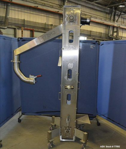 Used- kamflex design vertical tablet belt conveyor. product density 30 pounds a for sale