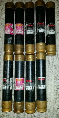 BUSSMANN FUSETRON FRS-R-45 600 Volt  Lot of 9