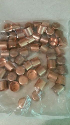 50 pc. Mueller And Nibco 1/2&#034;  Copper Cap Sweat