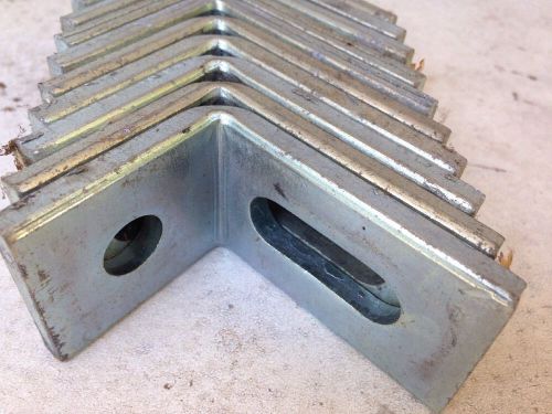 B-LINE SYSTEMS 90 DEGREE BRACKET 2 HOLE 2 1/2&#034;X2&#034;(SET OF 10)