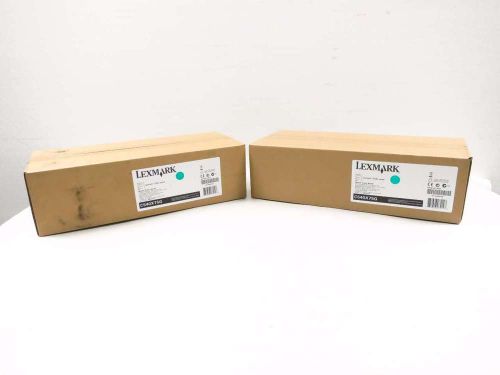 LOT 2 NEW GENUINE LEXMARK C540X75G WASTE TONER BOTTLES D524903