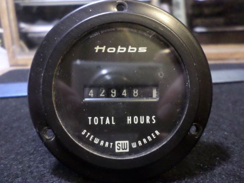 HOBBS ELAPSED TIME INDICATOR 120V/60HZ/.030AMPS LR 42455