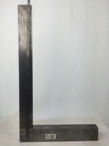 Mitutoyo 20 inch Precision Machinist Square 916-408 All Edges Hardened RARE!!