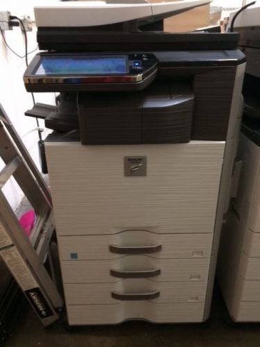 SHARP MX-3610N Color Copier w/ key codes, manuals, starter kit including CDs