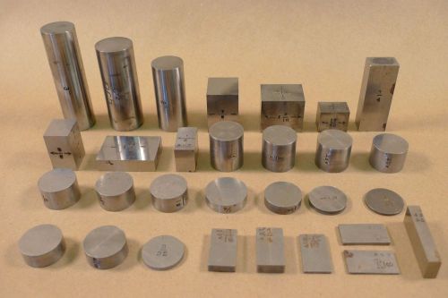 30 GAGE BLOCKS CYLINDRICAL &amp; SQUARE machinist tools *J