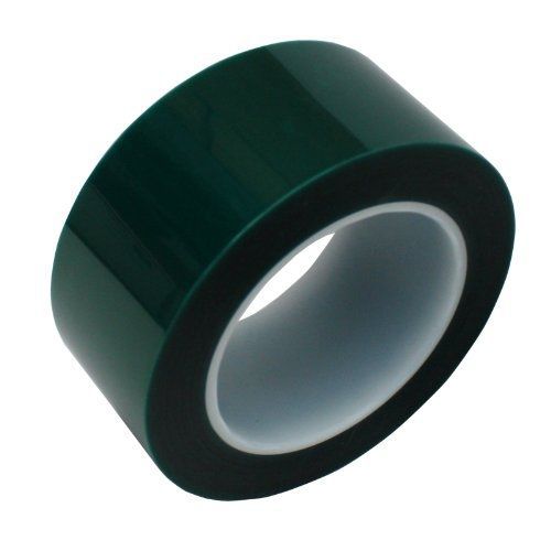 2&#034; X 72 Yds - Tapes Master 2 Mil Green Powder Coating Masking Tape - High