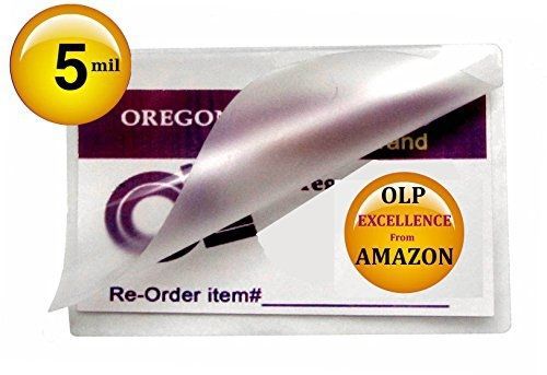 Oregon Lamination Premium 5 Mil Military Card Hot Laminating Pouches Qty 500