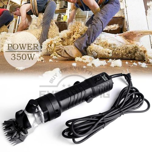 Sheep Shearing Clipper Farm 350W Electric Goat Shears Shaving Curling Blade