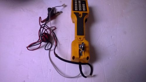 HARRIS FLUKE TS22A DATA SAFE BUTT SET HANDS FREE SPEAKERPHONE with ABN CORD