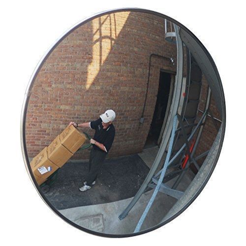 36 Inch Se-Kure Dome &amp; Mirror CVO-36 Outdoor Acrylic Convex Mirror with Hardware