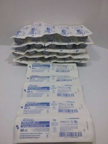 30 tyco kendall 60ml monoject syringes with catheter tips free shipping for sale