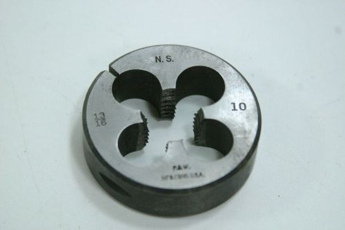 13/16 - 10 thd Round Split Bolt Die 2-1/5 OD P&amp;W USA