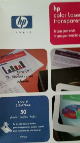 Hp color laserjet transparencies