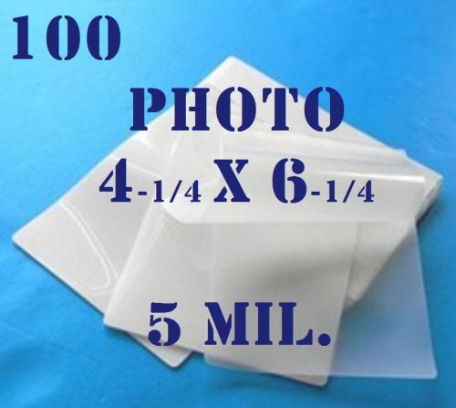 5 Mil 6 x 9  Laminating Laminator Pouches Sheets Photo  100 PK