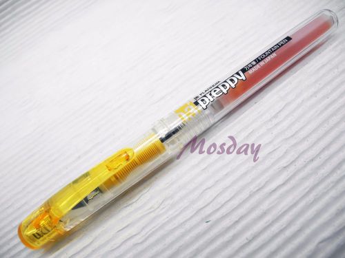 1 Pen Set Platinum Preppy SPN-100A Fountain Pen 0.3mm Fine Nib, YELLOW