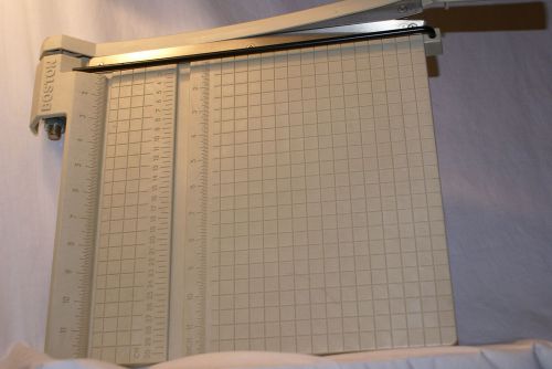 BOSTON Paper Trimmer Cutter Guillotine Style Plastic &amp; Steel