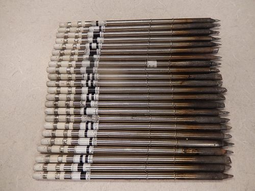 LOT OF 23 Various Used Hakko  Soldering Tips  1533