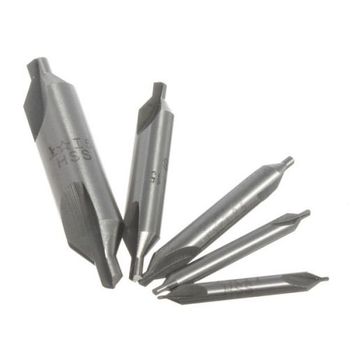 60 Degree Bit HSS Combined Center Drills Countersinks Set Tool USA SELLER