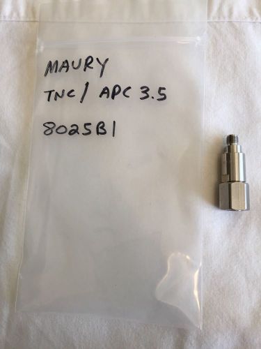 Maury Microwave 8025B1 3.5mm (f)-TNC Male coaxial to coaxial