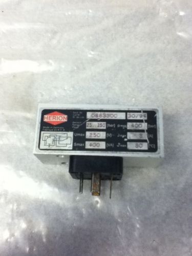 USED HERION 0883300 PRESSURE SWITCH