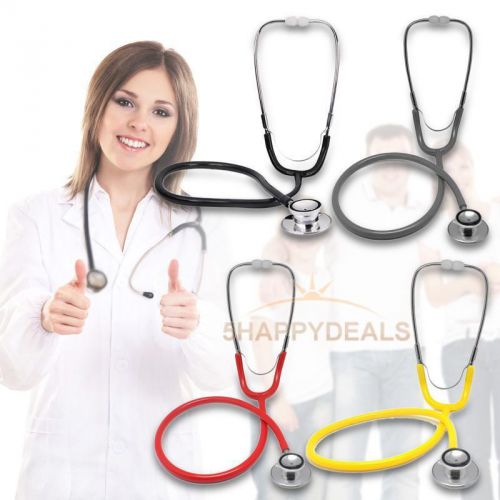 Nurse Doctor Double Dual Head Stethoscope First Aid Training Medical Home Clinic