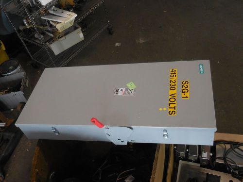 SIEMENS DISCONNECT TYPE 1 HF365 400AMP 600VOLT 3POLE FUSIBLE INCLUDES FUSES