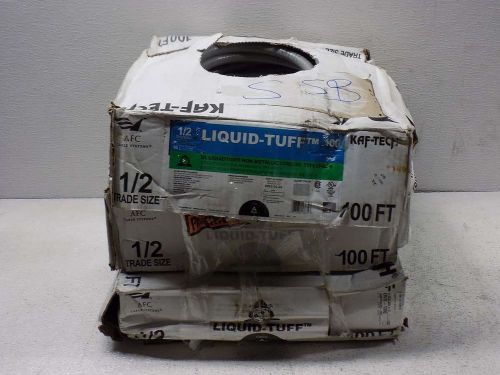 Lot of 3 afc liquid=tuff conduit 1/2in. x 100ft. 6002-30-00 for sale