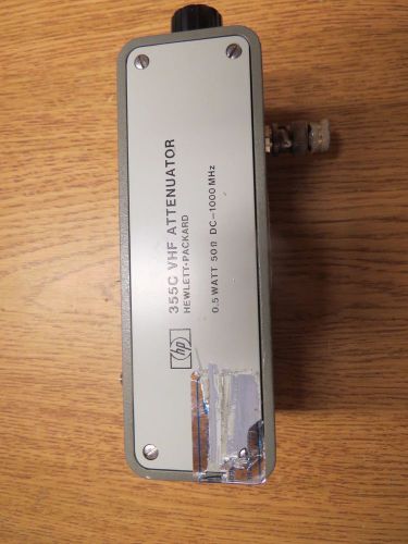 HP Agilent 355C HF VHF RF Step Attenuator Dc-1000MHz 0.5W Radio TESTED