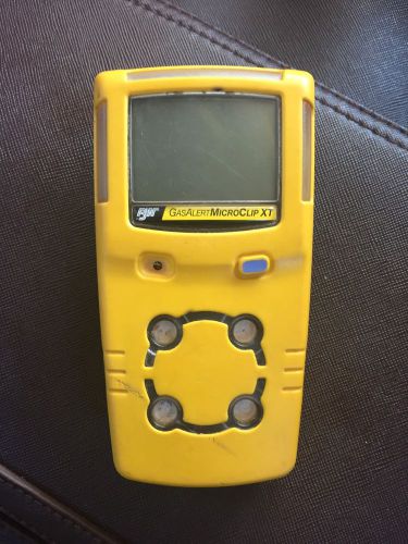 BW Gas Alert MAX XT II 4-Gas Detector %LEL, O2, H2S, CO USED