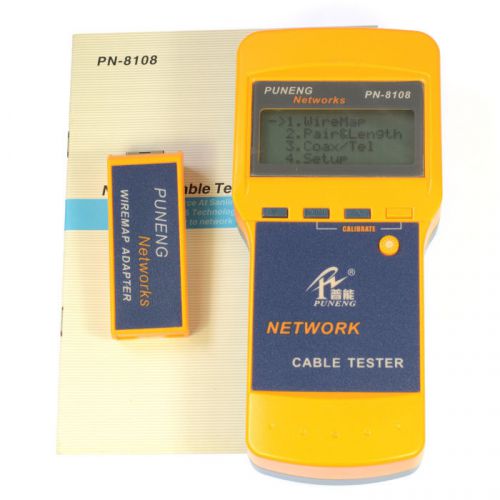 CAT5 RJ45 Network Cable Tester Meter Length PN8108