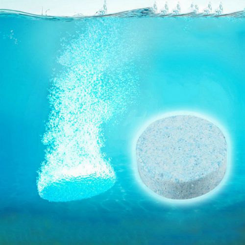 2 pcs car windshield glass cleaner compact efferve scent tablets detergent sc for sale