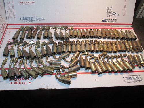 NICE LOT OF WEATHERHEAD HYDRAULIC HOSE FITTINGS ENDS - 06U