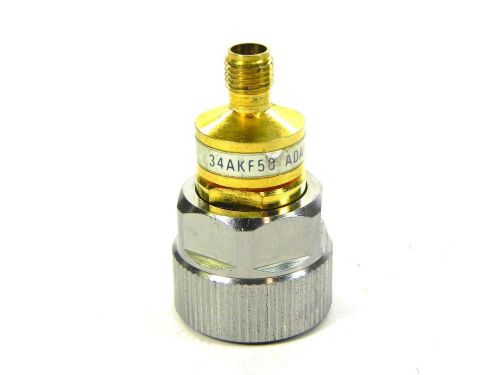 Wiltron 34AKF50 APC7 to SMA (f) low loss 50 Ohm adapter AKA 11534A, 11902B