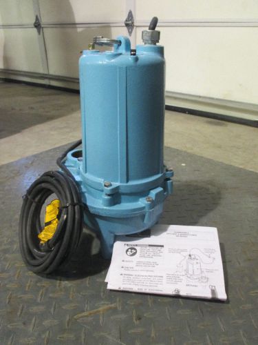 Little giant ws102m-34 sewage pump (1 hp, 460 volts, three phase, 168 max gpm) for sale