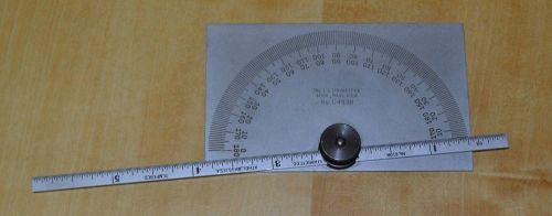 Starrett Machinist Protractor &amp; Depth Gauge No. C493B