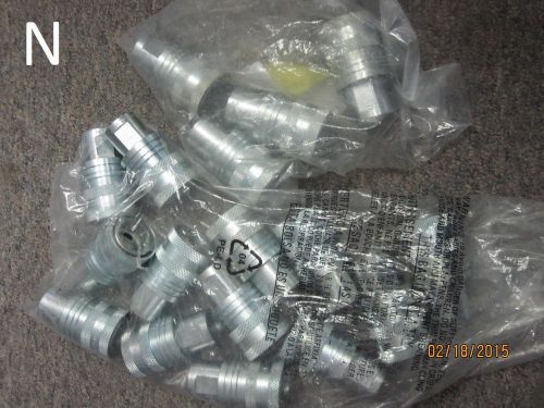 Lot of 17 safeway 3/4-16 thread female body half (socket) quick disconnect 1/2&#034; for sale