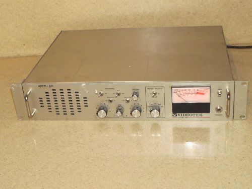 VIDEOTEK APM-8R STEREO AUDIO MONITOR