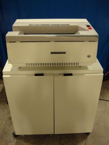 OZTEC 800I COMMERCIAL HEAVY DUTY PAPER SHREDDER 43 SHEETS PER PASS U1242980